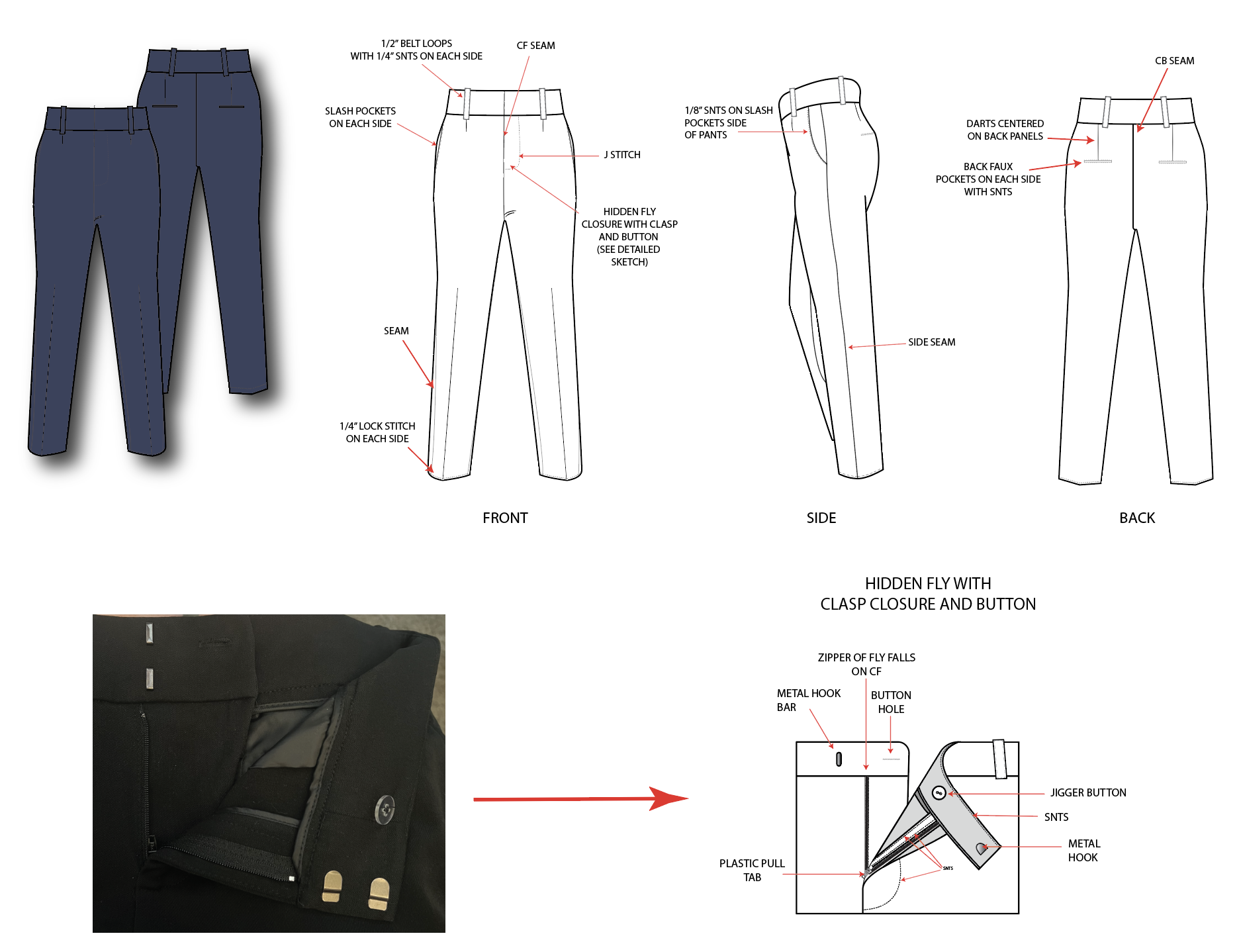 technical sketches for project 1