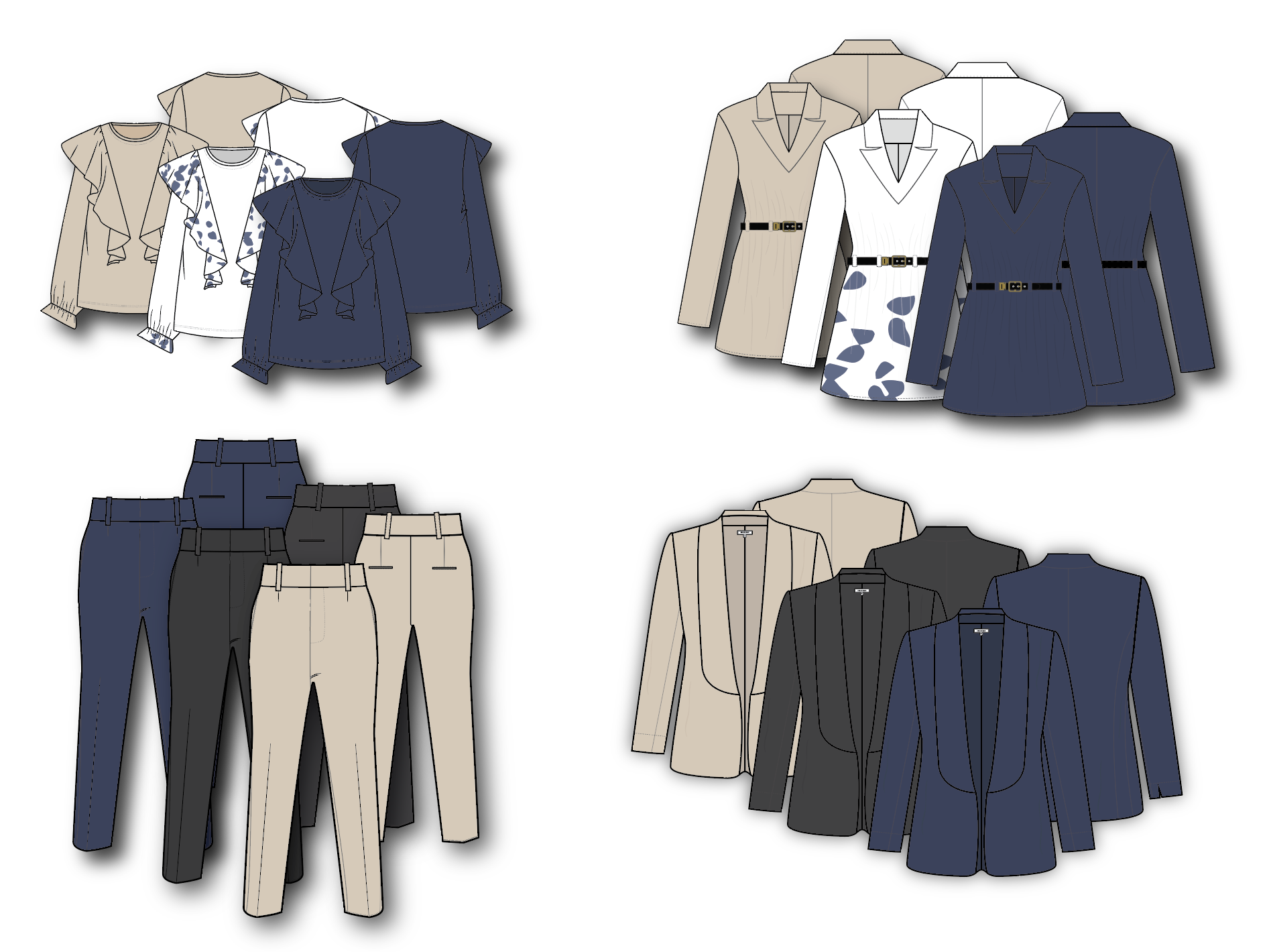 flat sketches for project 1
