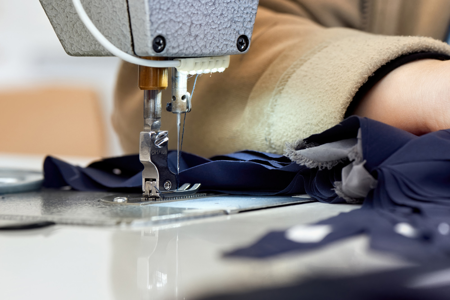 Sewing a sample garment